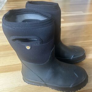 Boys Bog Winter Boots Black Size 2 Little Boy